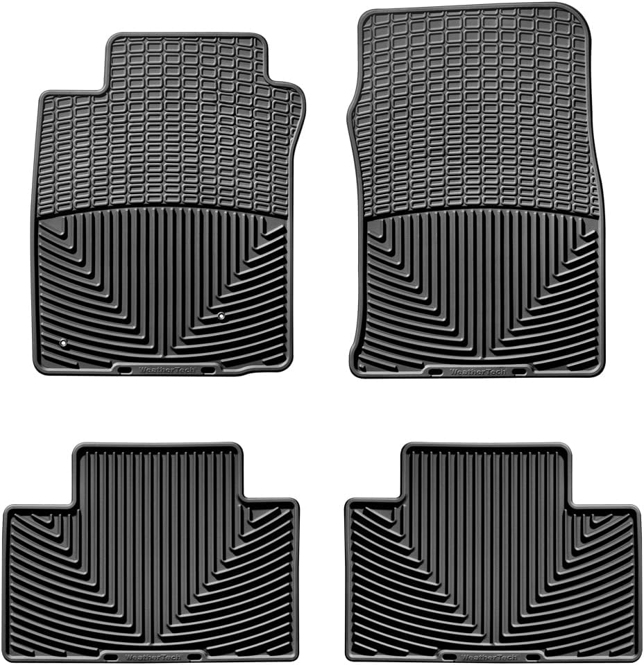 WeatherTech All-Weather Floor Mats for Lexus GX 1st & 2nd Row (WTLB939136), Black