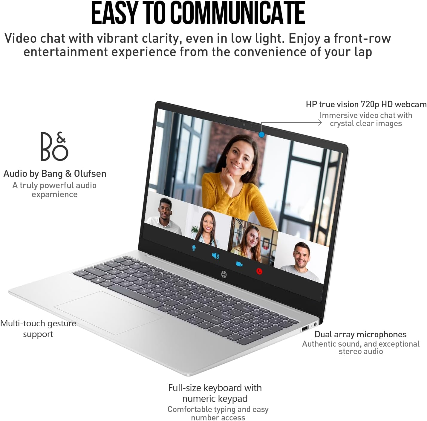 HP 15 Inch Laptop Touchscreen Computer PC, 15.6 FHD IPS Touch Screen Business Laptop, Intel 10-Core i7-1355U, Windows 11 Pro Lifetime Office, 24GB RAM 512GB SSD+512GB Docking Set, 10 Key Number Pad