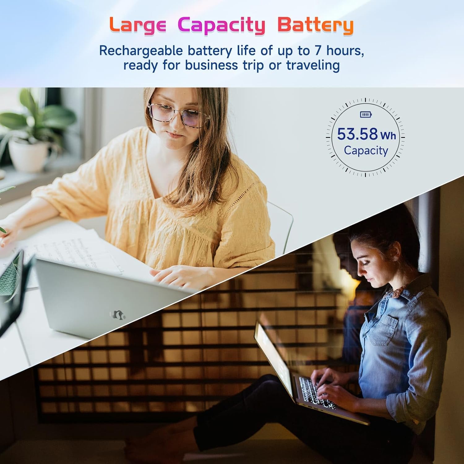 NIMO 17.3' IPS FHD-Laptop, Intel 6 Cores i3-1215U 32GB RAM 2TB SSD (Beat Ryzen 5 7520U, Up to 4.4GHz) Computer with 65W GaN Type C Backlit Keyboard Fingerprint, for Home Student and Business Silver