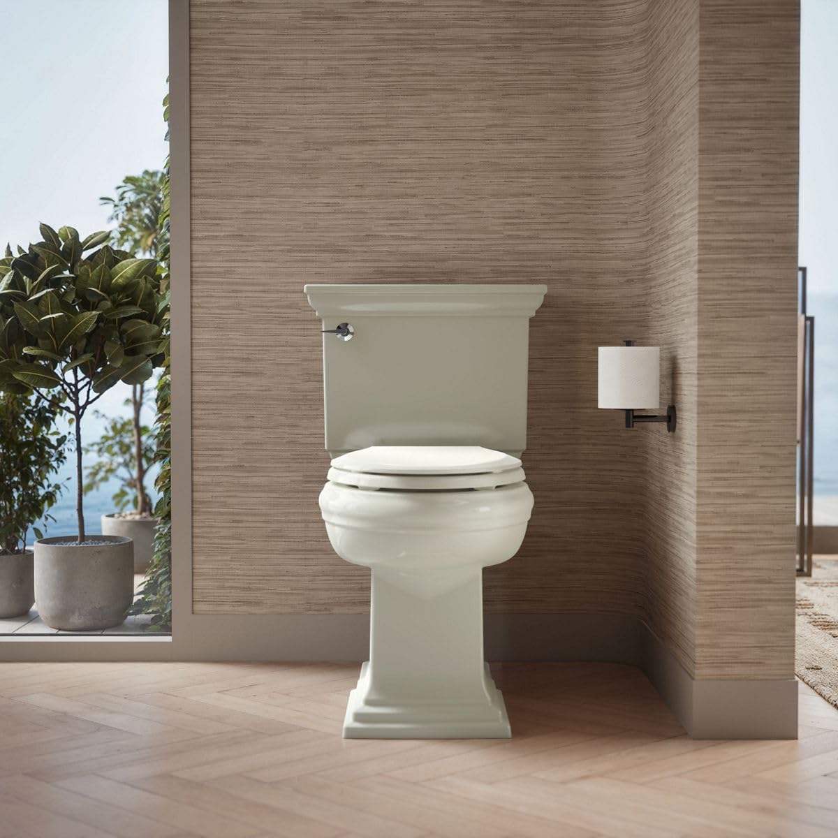 KOHLER CACHET® Nightlight Soft Close Toilet Seat Elongated, ReadyLatch®, Grip-Tight Hardware, Dune (Pack of 2)
