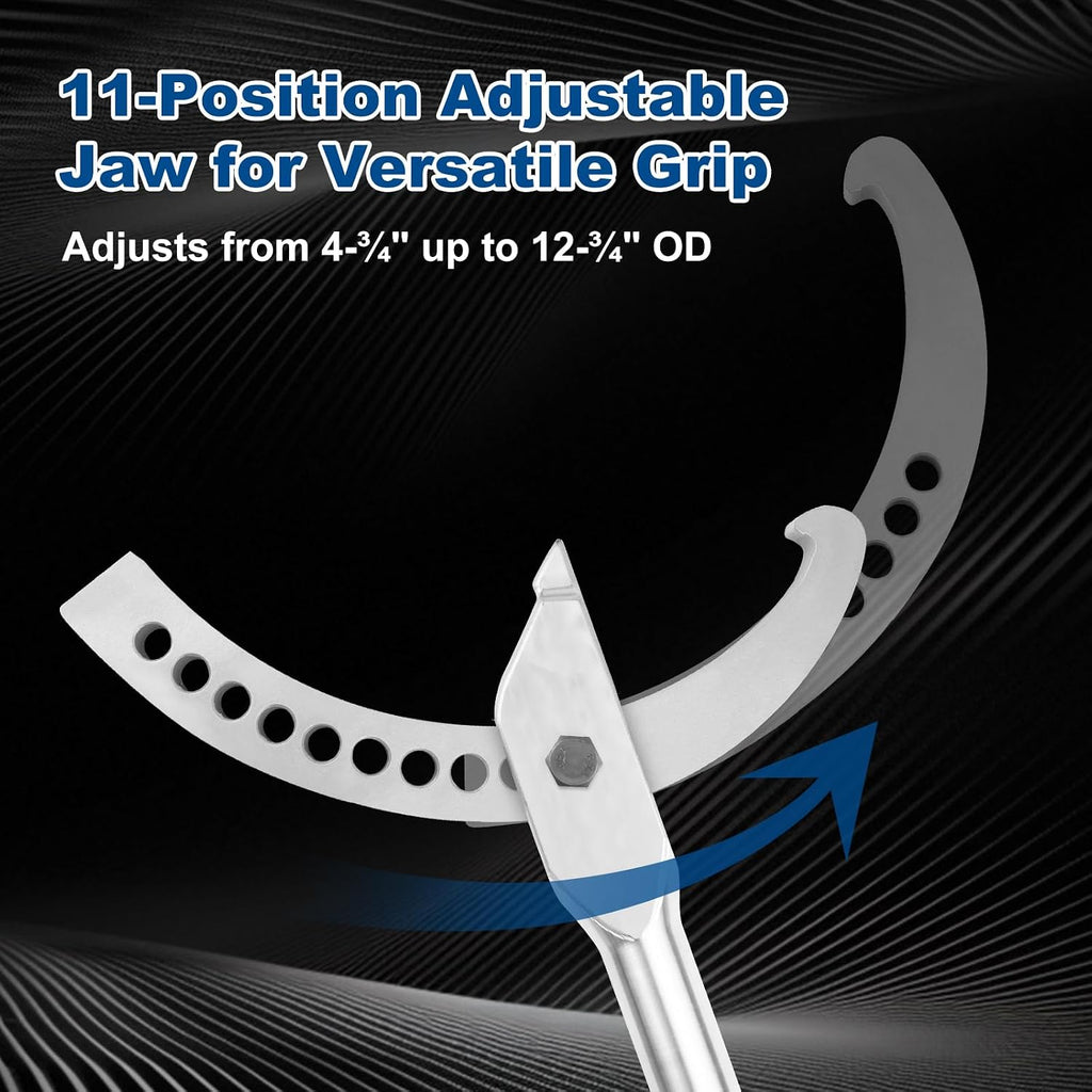 7309 Heavy-Duty Adjustable Hook Spanner Wrench Compatible with OTC, 7309 spanner wrench Hook Spanner for Automotive Wheel Bearing Service, Meets OEM Specifications