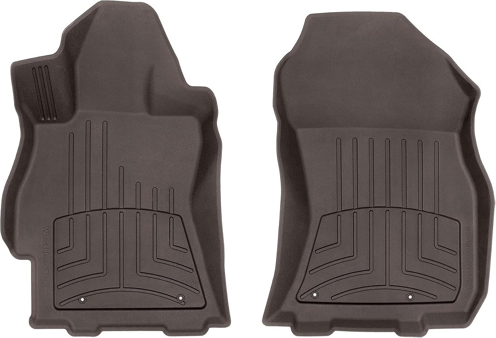 WeatherTech Custom Fit FloorLiners for Subaru Outback - 1st Row (477081), Cocoa