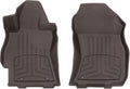 WeatherTech Custom Fit FloorLiners for Subaru Outback - 1st Row (477081), Cocoa