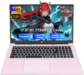 NIMO 17.3' Gaming-Laptop, AMD Ryzen 7 7735HS (8C/16T, Beats i7-12650H) 64GB DDR5 RAM 2TB SSD Computer with Radeon 680M, 100W Type-C Charger, Wi-Fi 6E, 58Wh Battery, Fingerprint, Backlit Keyboard
