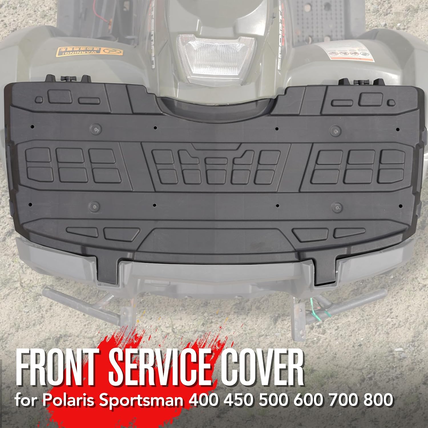 A & UTV PRO Lower Storage Box & Front Service Cover Kit for Polaris Sportsman 400 450 500 600 700 800 2005-2010 Accessories, Replace OEM # 2633162, 2633157, 2633355-070, 2203484, 2PCS
