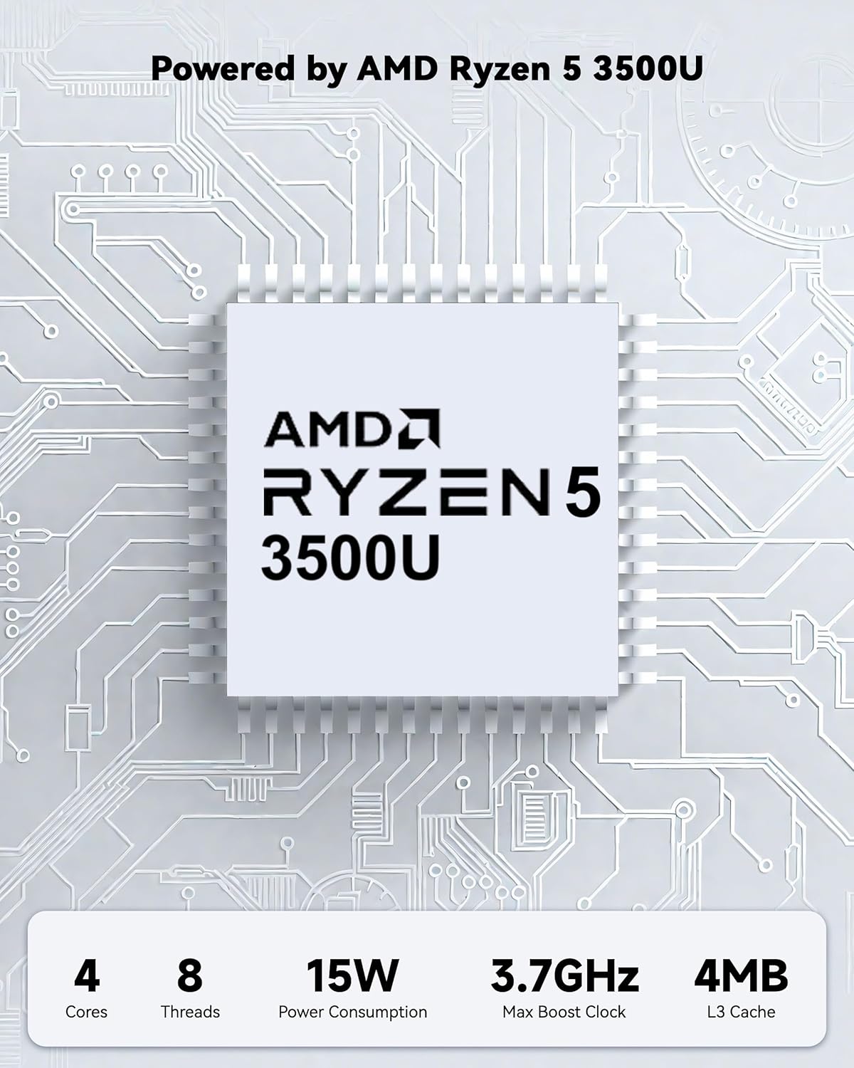 NIMO 15.6'' IPS FHD-Laptop, 8GB RAM 256GB SSD AMD Ryzen 5(Beat i5-1135G7, 4 Cores Up to 3.7GHz) Student Computer with 2 Years Warranty, 65W Type-C, Fingerprint, Backlit Keyboard, BT5.2, Numpad