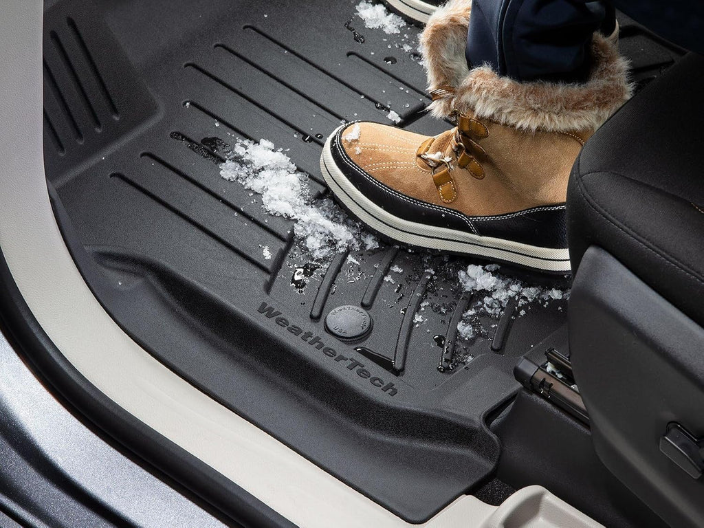 WeatherTech Custom Fit FloorLiners for Subaru Outback - 1st Row (477081), Cocoa