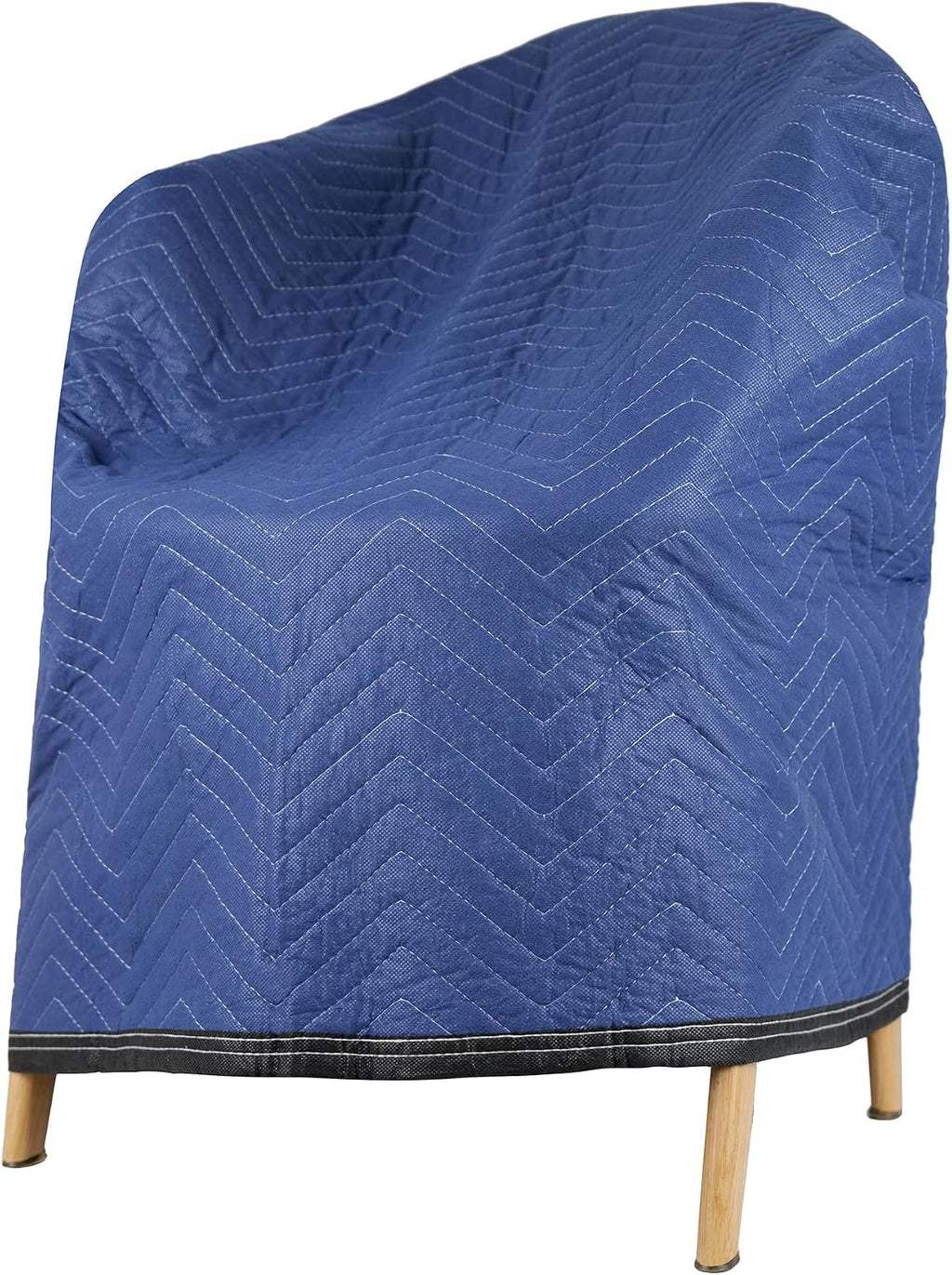 Packing & Moving Blanket - 80' x 72' 40 lb/dz - Professional Quilted Shipping Thick Furniture Pad (Blue 12 Pack)