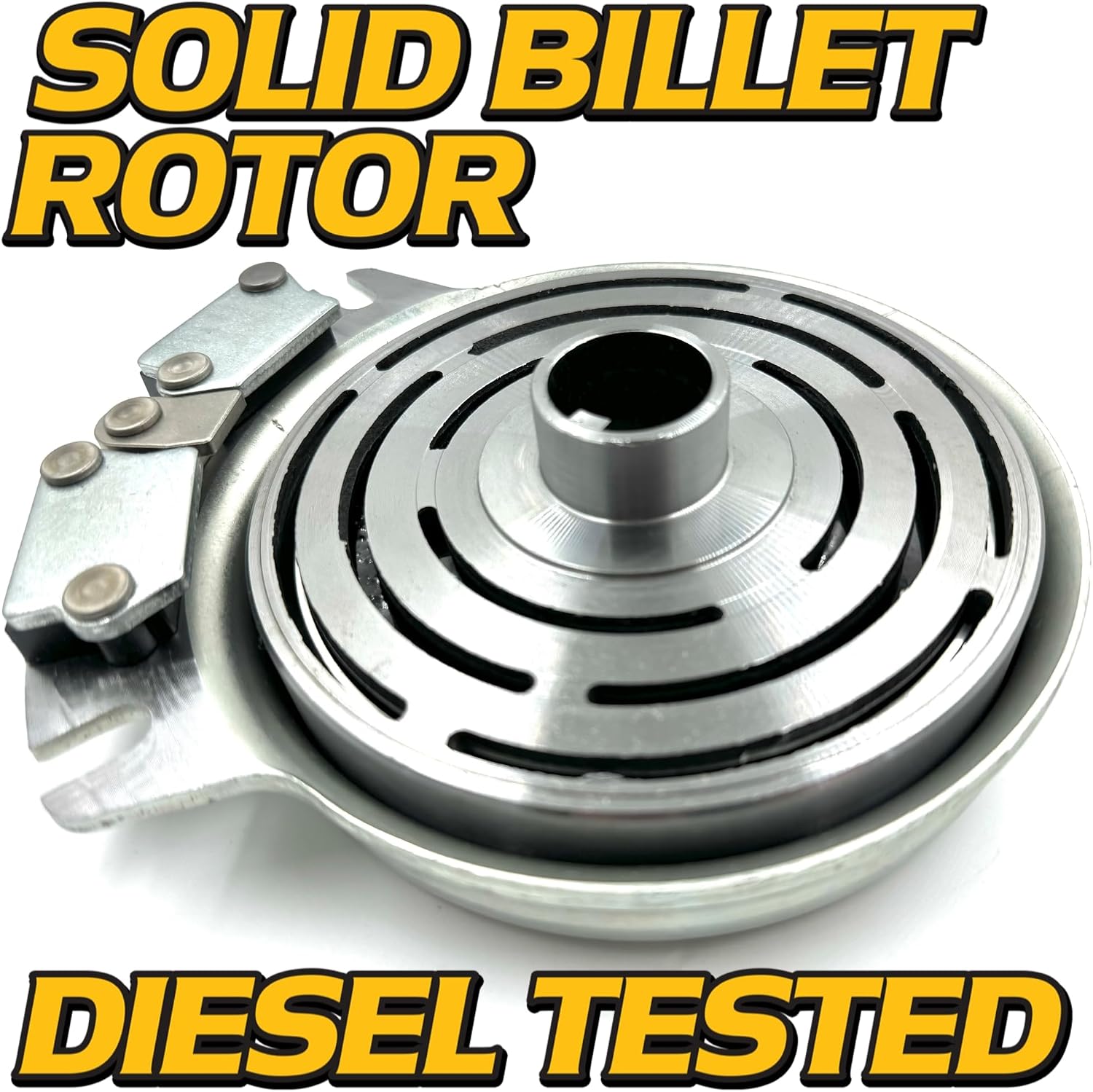 HD Switch Diesel Rated HiTorque 210ftlb (OEM 175) BIGBearing Billet Pulley & Billet Rotor Electric PTO Clutch 104-7756 w/Larger Pulley Bearing fits Toro Z Master Z350 Z355 5218-1 1047756 Lawn Mower