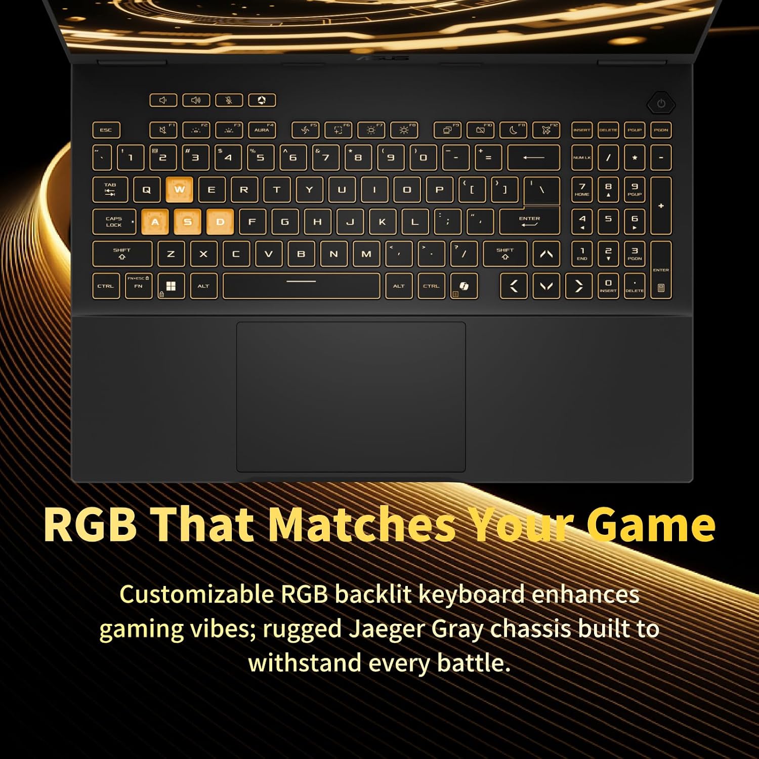 ASUS TUF F16 Gaming Laptop, Dedicated GeForce RTX 5060 GDDR7, 16'' FHD+ Anti-Glare Display, Intel 16-Core i7 14650HX, Backlit KB, Facial Recognition, Win 11 Pro, Accessories, 64GB DDR5+2TB SSD