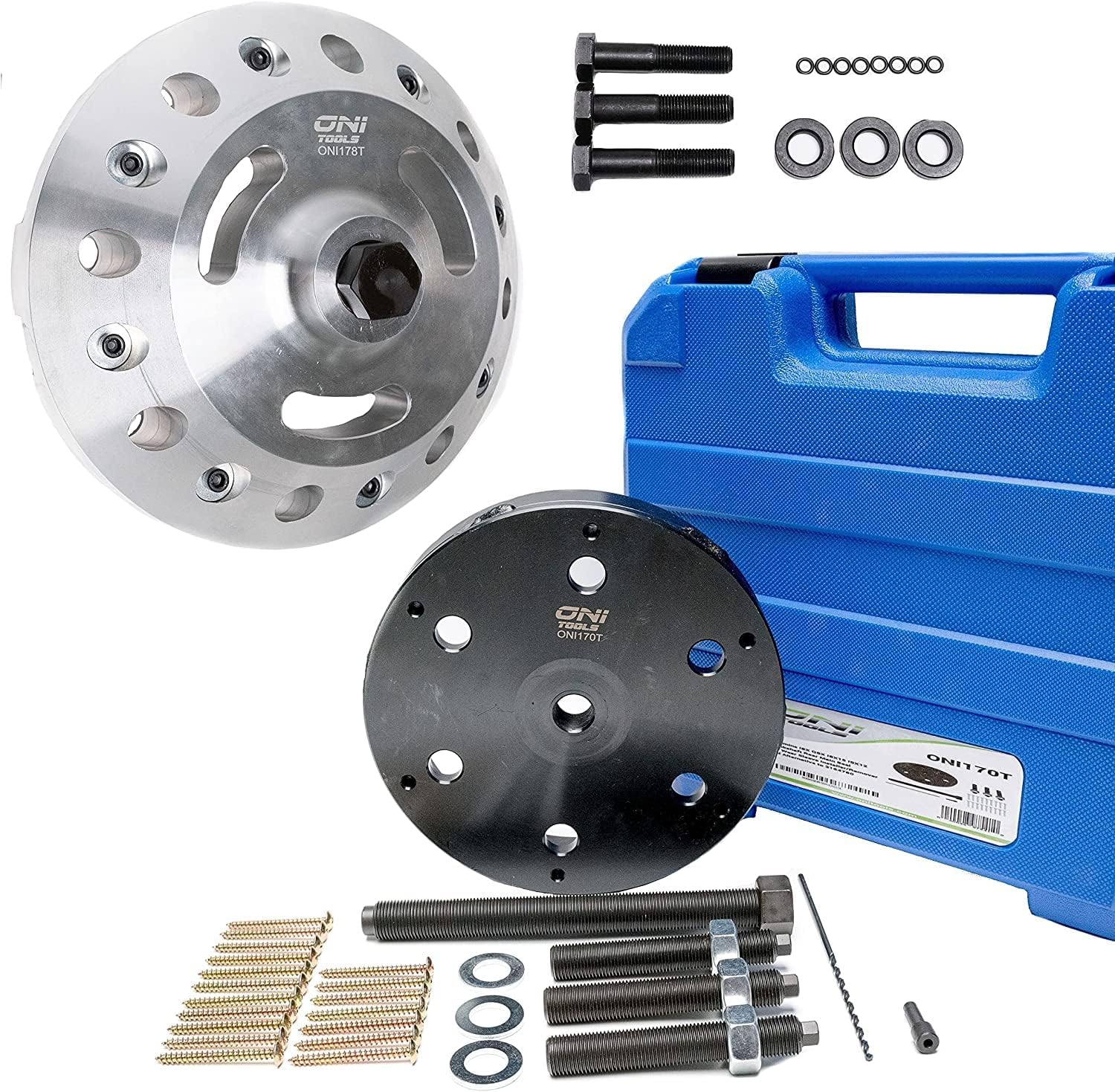 Oni Tools Front & Rear Crankshaft Seal Remover & Installer Tool Set for Cummins ISX QSX ISX12 & ISX15 Alternative to OEM 3164780 and 3162992 Heavy Duty Diesel Truck Crank Main Oil Seals & Wear Sleeve