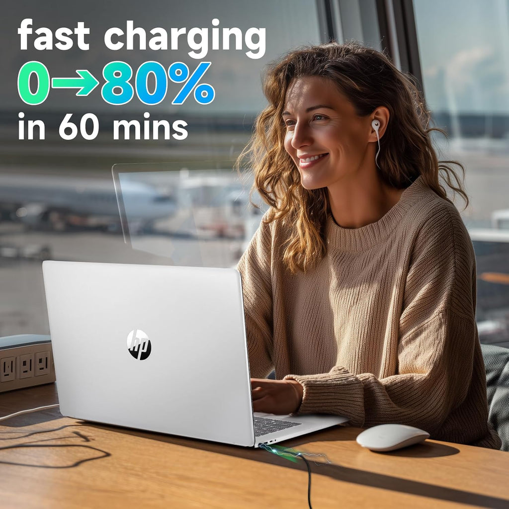 HP 17.3' Laptop for Business & Study, Intel 8-Core i3 Processor, 250 Nits Anti-Glare, Windows 11 Pro, Copilot AI, Wi-Fi 6 & Bluetooth 5.3, Up to 9 Hours Long Battery, Fast Charge,(16GB RAM |1TB SSD)
