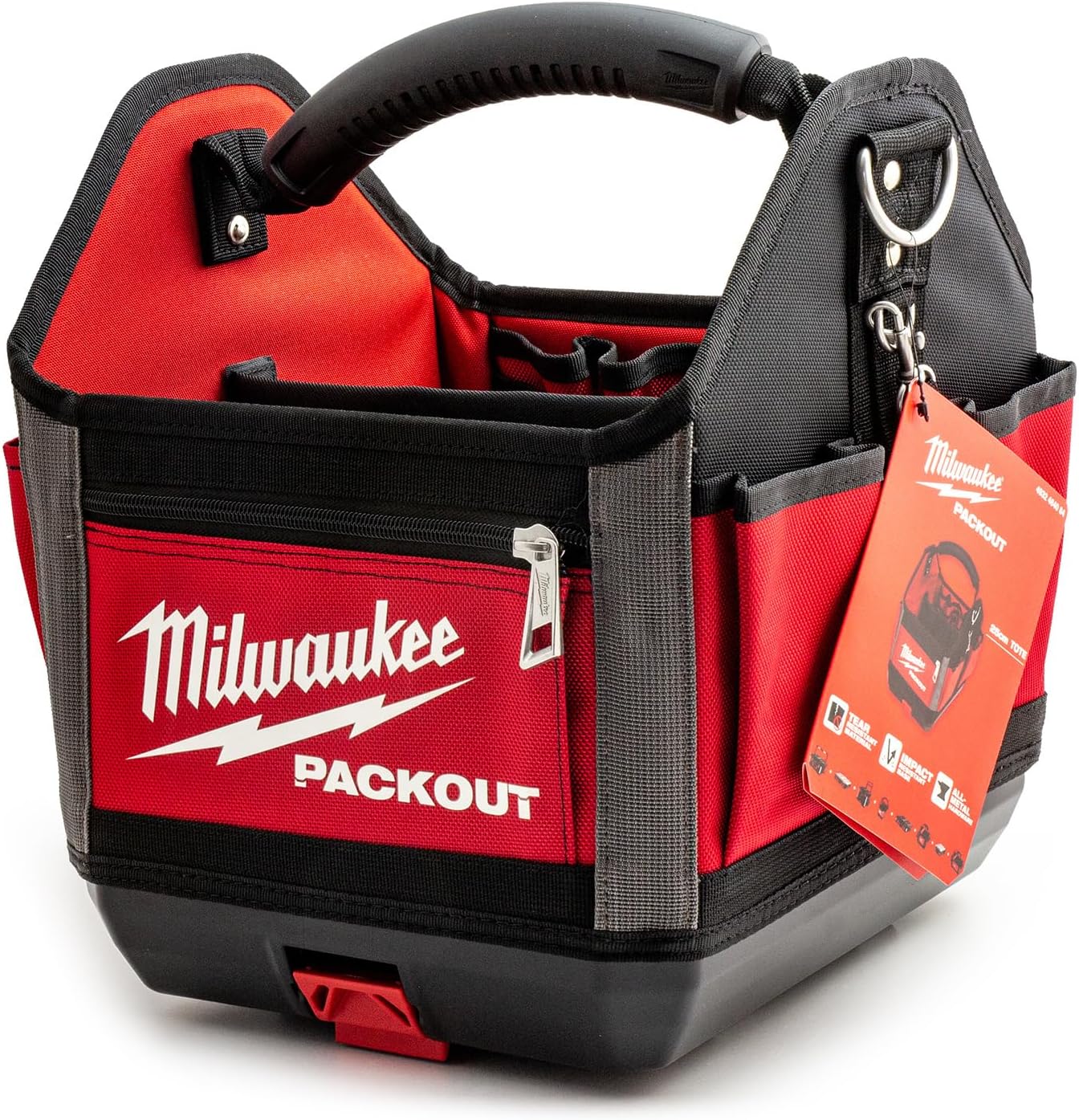 Milwaukee 0 932464084 PACKOUT Tote Tool Bag 25cm, Red