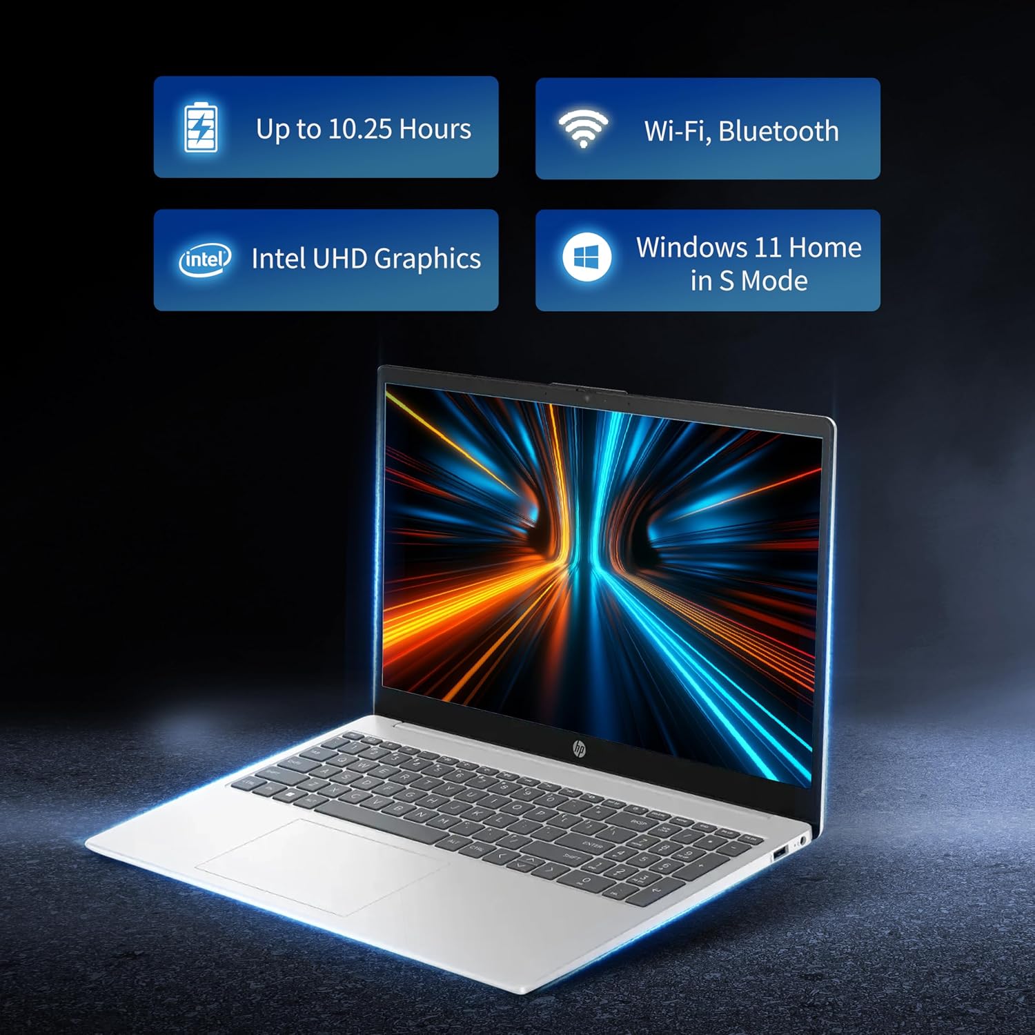 HP 15.6 inch Touch-Screen Laptop, Intel i3 Processor Up to 4.4 GHz, 16GB RAM, 1TB SSD, Intel UHD Graphics, Windows 11 Home, Webcam, Wi-Fi, Bluetooth, Natural Silver, Alpacatec Accessory