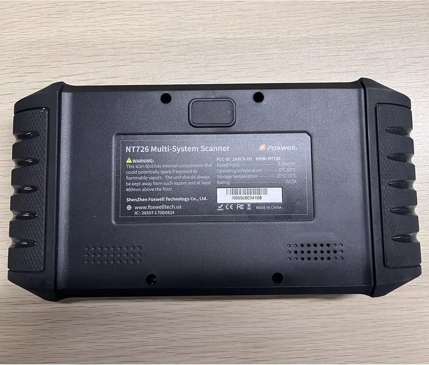 2026 FOXWELL NT726 OBD2 Scanner Diagnostic Tool, All System Bidirectional Scan Tool with TOP 12 Resets, Precise Car Diagnostic Scanner for All Vehicles, CAN-FD, FCA Autoauth, Lifetime Update, AutoVIN