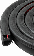 Door Rubber Seal Horizontal Bulb 0.62' Bulb Height x 0.039'-0.137' Grip Range x 0.53 U Height (100 Feet)