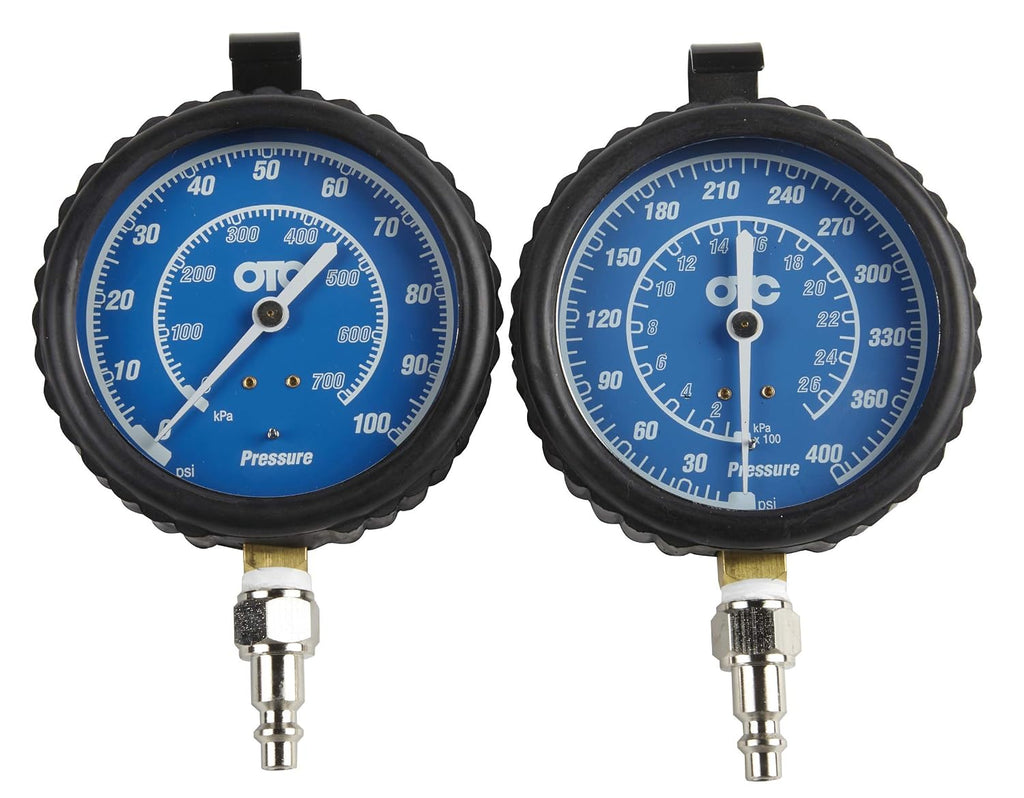 OTC 5610 Professional Transmission and Engine Oil Pressure Tester Kit - Capable of Both Static and On-Road Testing