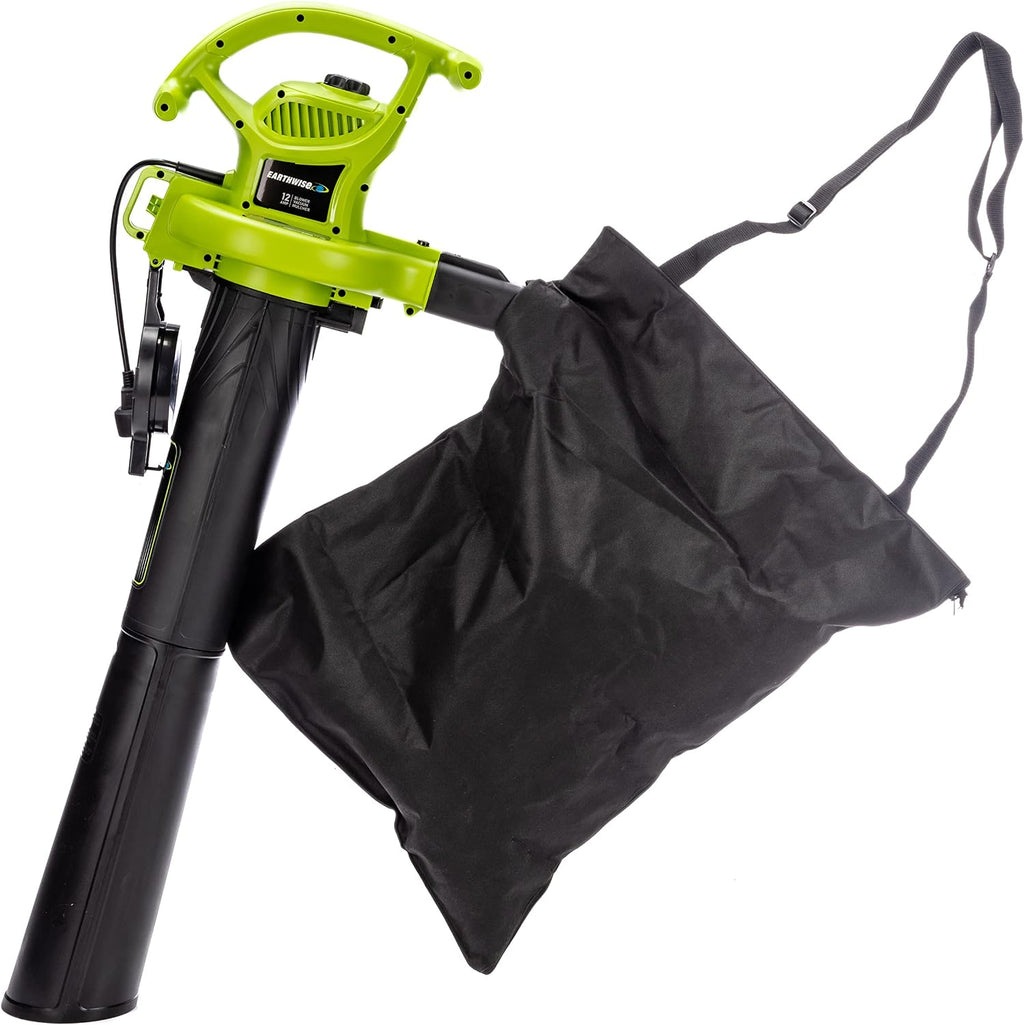 Earthwise BVM22012 12-Amp Variable Speed Corded Electric 3-in-1 Blower/Vacuum/Mulcher