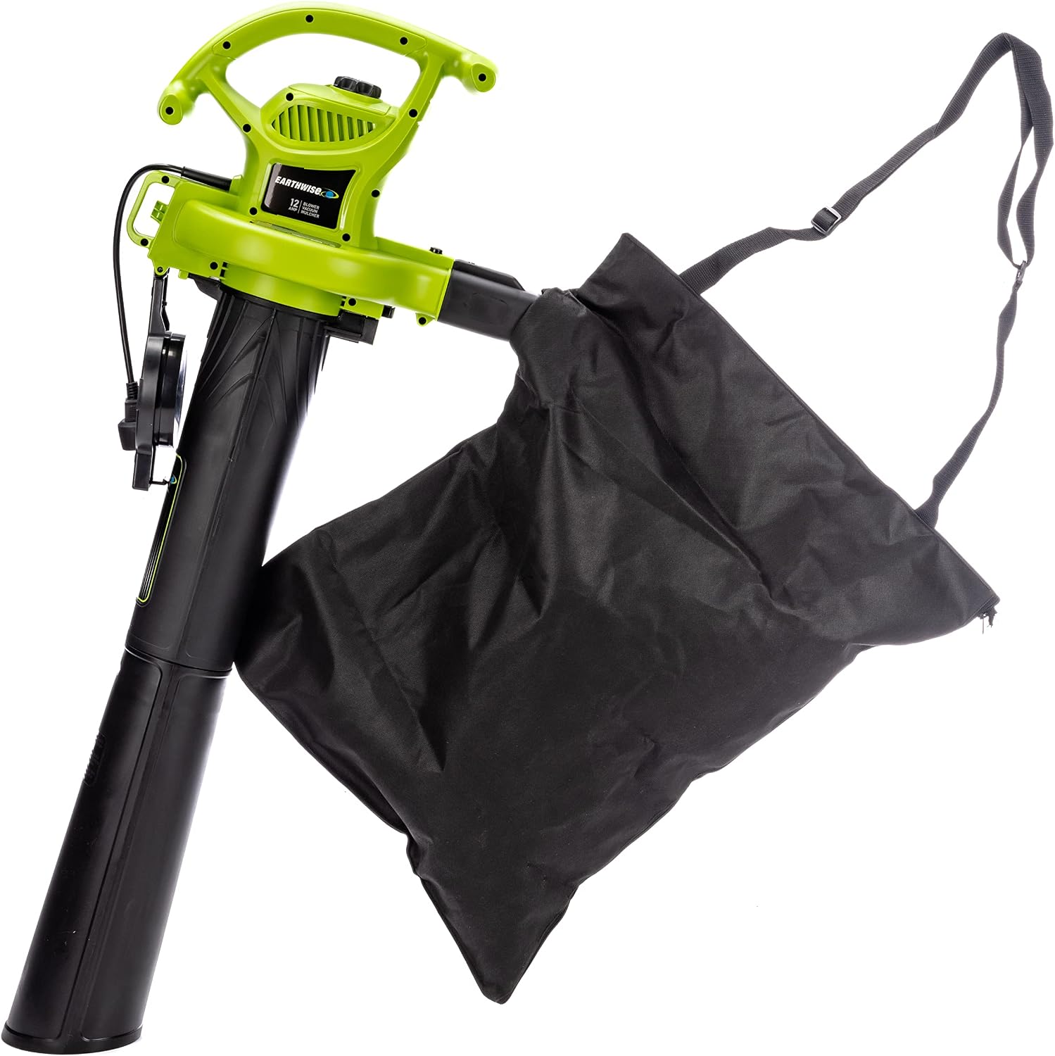 Earthwise BVM22012 12-Amp Variable Speed Corded Electric 3-in-1 Blower/Vacuum/Mulcher