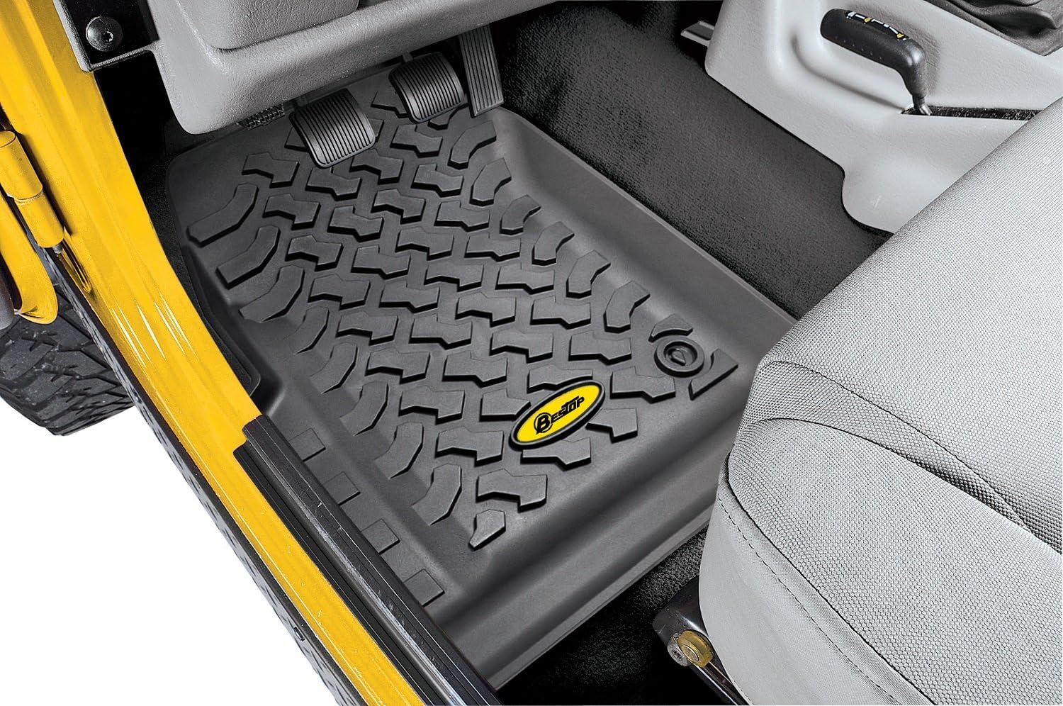 Bestop 5151101 Floor Liners for Front Seats for 1976-1995 CJ7 & Wrangler