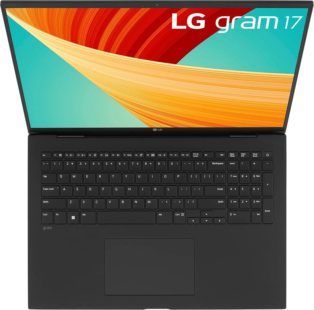 LG gram 17' Lightweight Laptop, Intel 13th Gen Core i7 Evo Platform, Windows 11 Home, 16GB RAM, 1TB SSD, Black