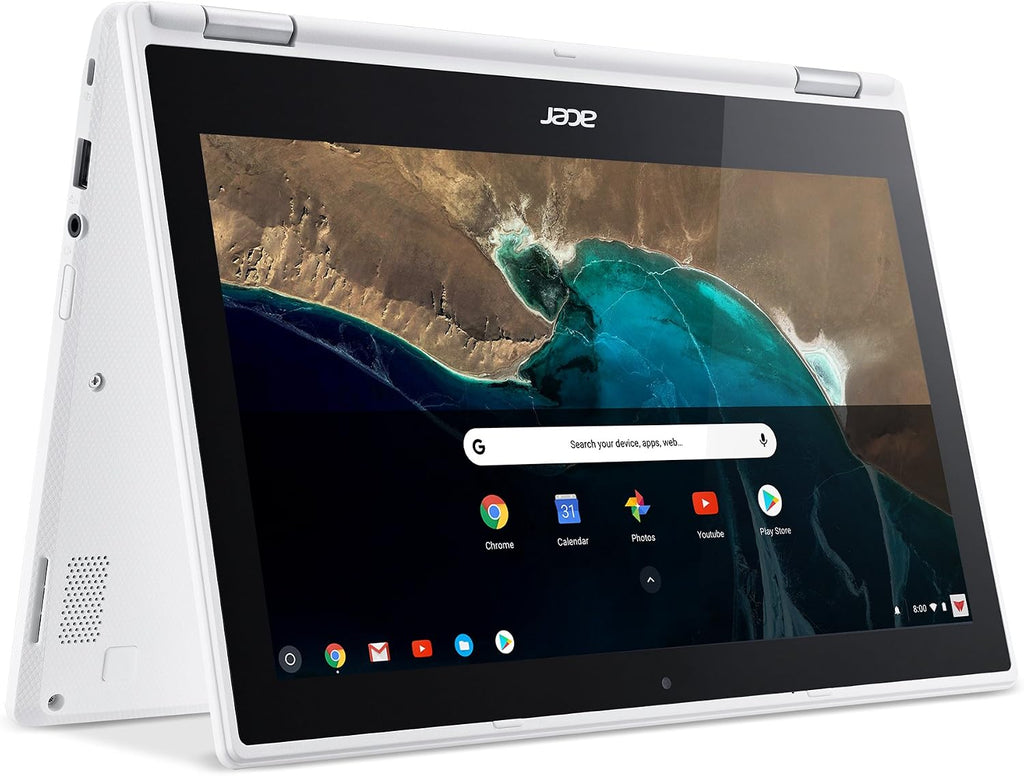 acer Chromebook R 11 Convertible, 11.6-Inch HD Touch, Intel Celeron N3150, 4GB DDR3L, 32GB, CB5-132T-C1LK, Denim White
