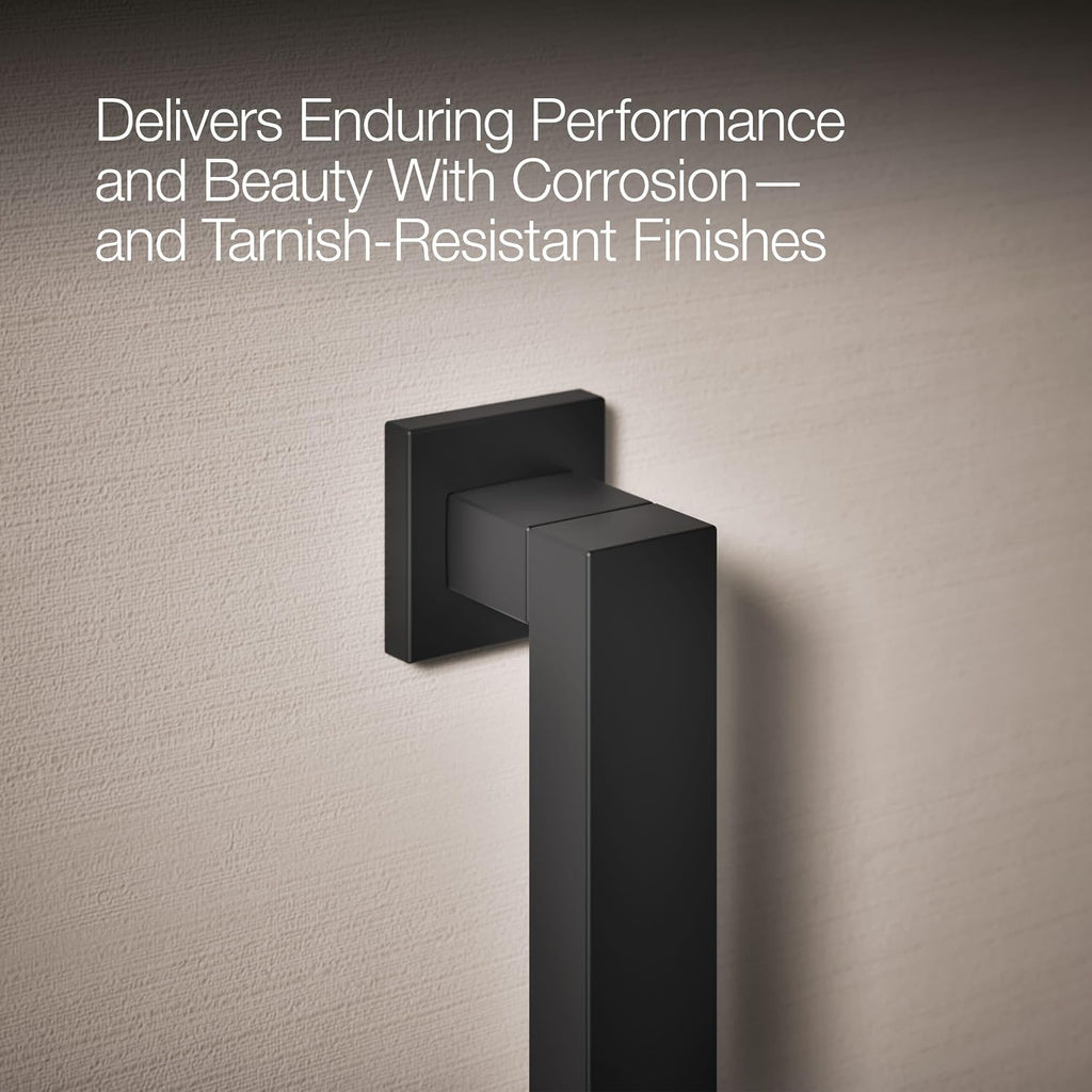 Kohler Square 12 Grab Bar, Metal, Matte Black