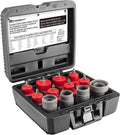 Powerbuilt Cooling System Pressure Tester Adapter Kit for European Vehicles – 12-Piece Set for Audi, BMW, VW, Mercedes & More – Works with Model 647642 Pressure Testing Pump - 647644