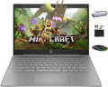 HP Chromebook 14' HD Premium Laptop Computer for Student Business, Quad-Core Celeron N4120 Processor, 4GB RAM, 564GB Storage (64GB eMMC + 500GB Ext), Webcam, Long Battery, Chrome OS +MarxsolAccessory