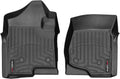 WeatherTech Custom Fit FloorLiners for Chevrolet Silverado 2500HD/3500HD, Silverado 2500HD/3500HD, Silverado 2500HD/3500HD - 1st Row (4413061), Black