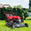 Self Propelled Lawn Mower 20-Inch with 60L Grass Bag - 173cc Gas Engine for Hills & Thick Grass 3-in-1 Mulch Bag Side-Discharge Rear Wheel Drive for Uneven Yards Lawn Care (173CC)