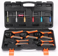 iCrimp Closed Barrel Crimp Tool, Weather Pack Crimpers, Deutsch Connector Kit for Deutsch DT Connectors and Stamped Contacts, Removal Tool Set- 12-pcs included