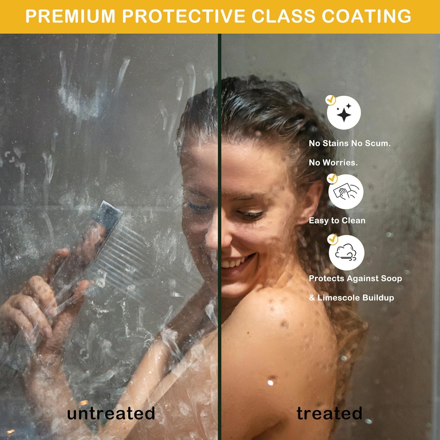 Sliding Tub Shower Door 56–60 × 59 Inch, Double Sliding Bathtub Shower Door with 6mm Tempered Glass, Brushed Finish Aluminum Frame, Easy Clean Glass Tub Door for Bathroom
