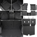 Floor Mats Set for 2020-2026 Ford Escape Gas(Not for Hybrid), All Weather TPE Trunk Mat with Backrest Cargo Liner Door Sill Guards Accessories