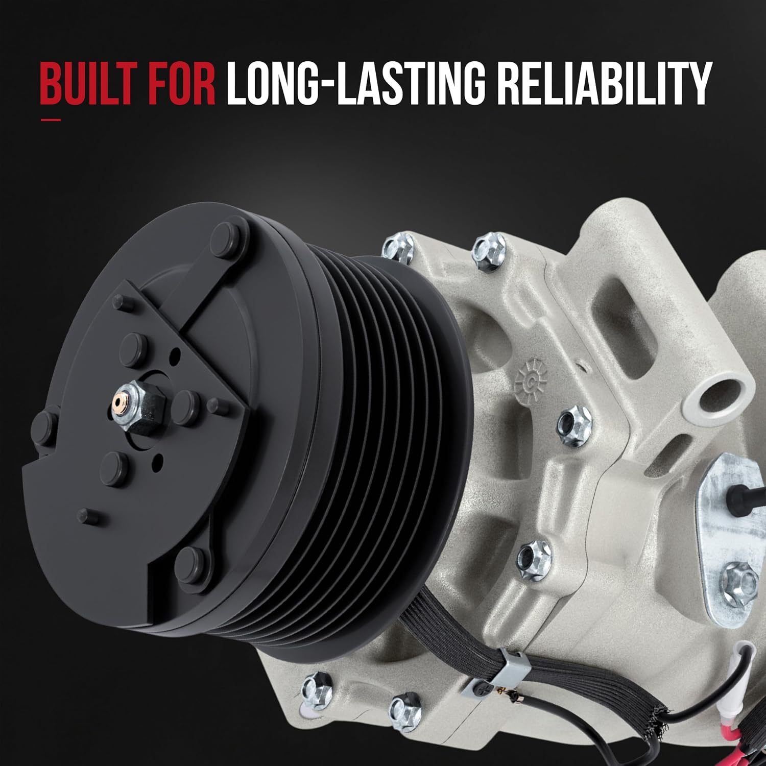 AC Compressor - A/C Compressor Compatible with Honda Civic 2006-2011, 1.8L - Replaces 38810RRBA01, 38800-RNA-A010-M, 38800-RNB-A02, 38800RNAA010M2, 38800RNAA01 - HVAC Air Conditioning Compressor