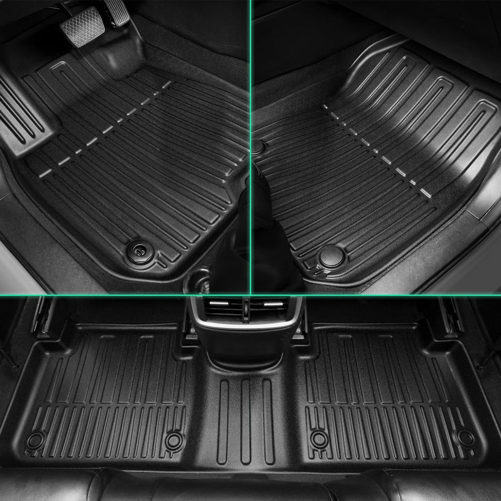 Original 2020-2022 CR-V Hybrid Floor Mats & Cargo Liner for Honda CRV Hybrid - Custom Fit TPE Floor Mats with Trunk Mat - All Weather Rubber Car Mats for Honda CR-V Hybrid 2020-2022