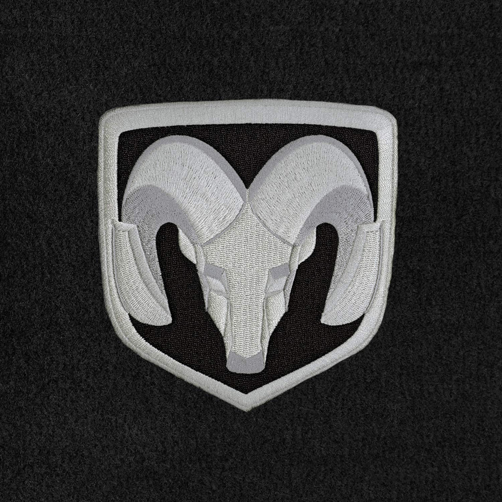 Lloyd Mats Floor Mats for Ram 1500 2012-2018 | 2PC Front Mats | Charcoal | Non-Slip Backing | Crew cab (2019-2024 Classic)