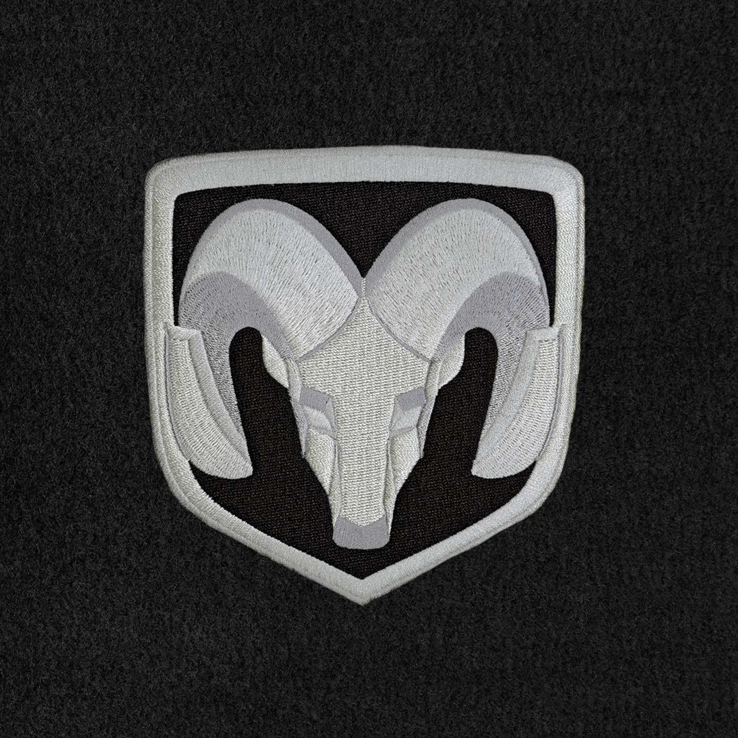 Lloyd Mats Floor Mats for Ram 1500 2012-2018 | 2PC Front Mats | Charcoal | Non-Slip Backing | Crew cab (2019-2024 Classic)
