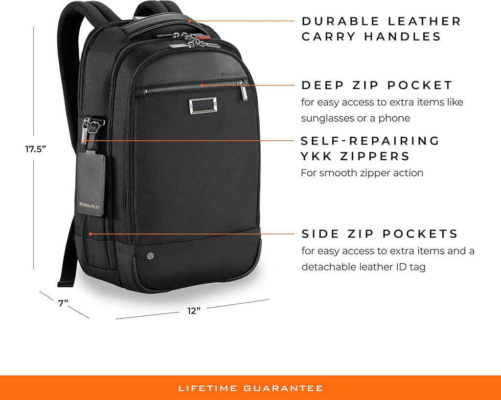Briggs & Riley @Work Medium Backpack, Black