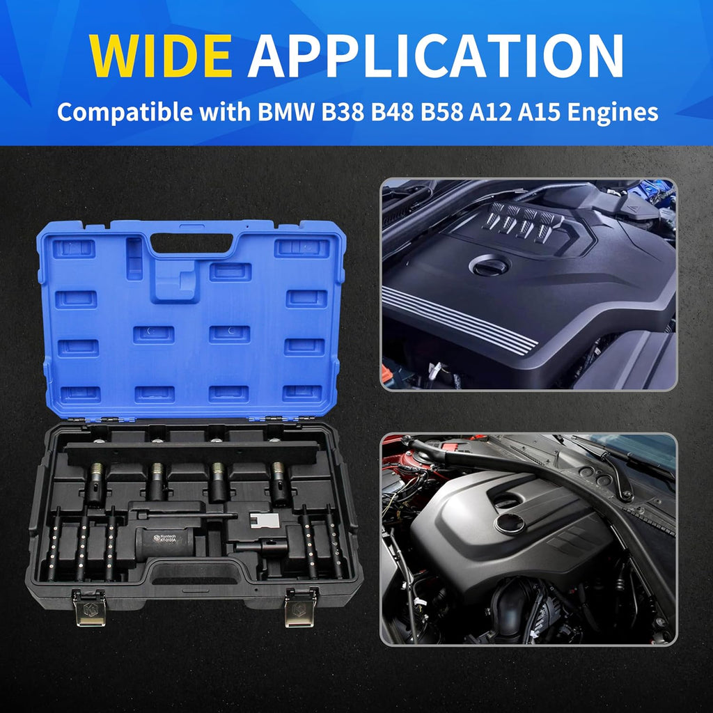 Fuel Injector Removal Install Tool Kit With Slide Hammer Puller, 2358417 2358022 Replacement Compatible with BMW B36 B38 B48 B58 A12 A15 Engines