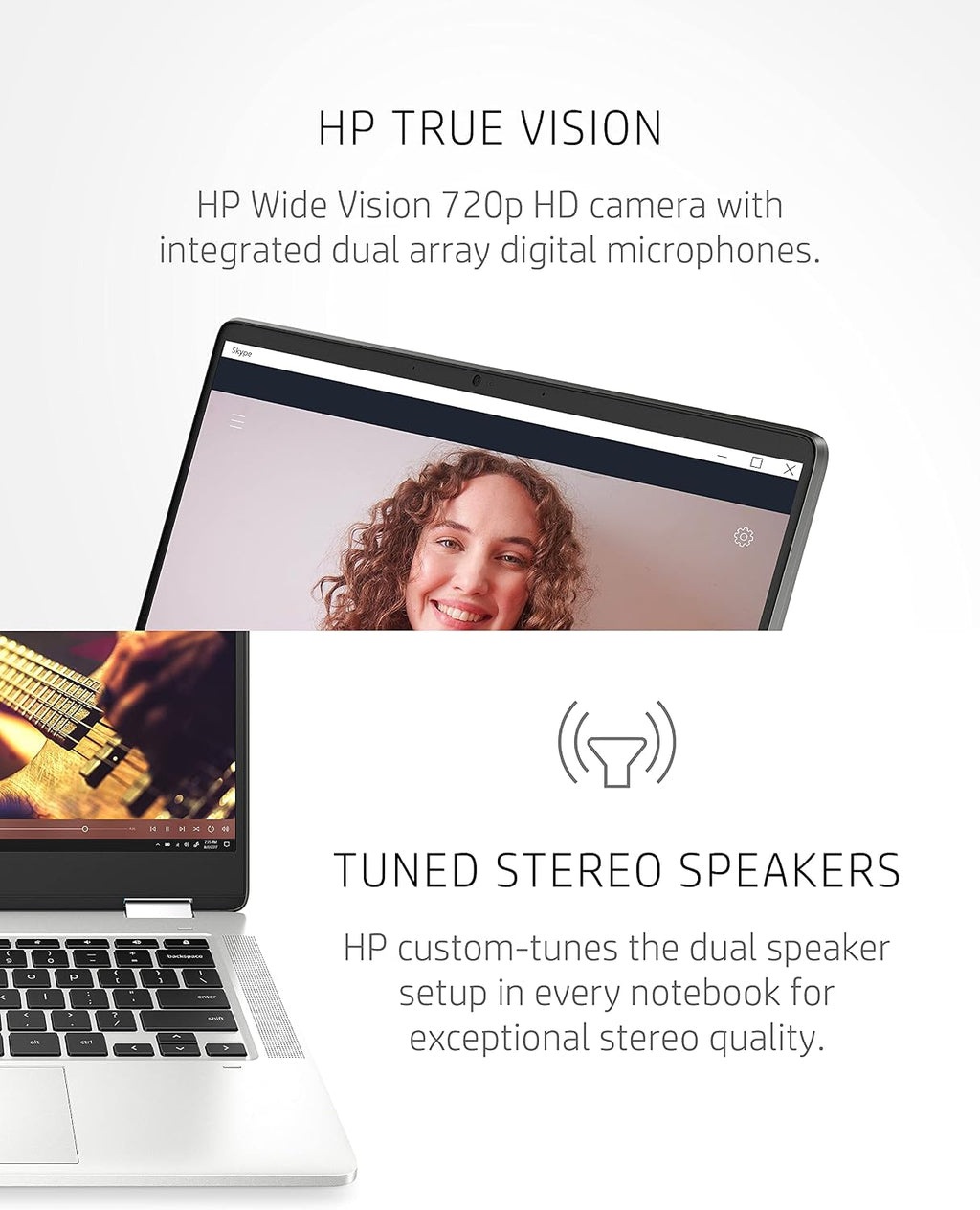 HP Chromebook x360 14a 2-in-1 Laptop, Intel Pentium Silver N5000 Processor, 4 GB RAM, 64 GB eMMC, 14' HD Display, Chrome OS with Webcam & Dual Mics, Work, Play, Long Battery Life (14a-ca0022nr, 2021)