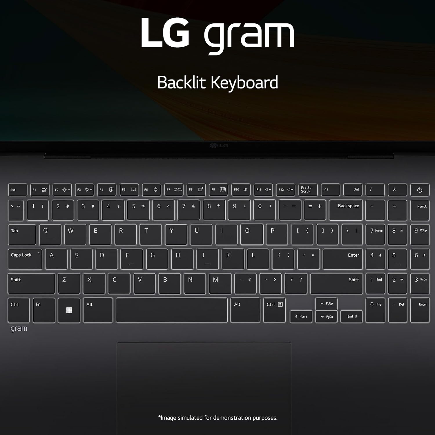 LG gram 17' Lightweight Laptop, Intel 13th Gen Core i7 Evo Platform, Windows 11 Home, 16GB RAM, 1TB SSD, Black
