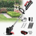 Handheld Electric Lawn Mower Portable Lawn Mowing Tool for Agriculture Household Cordless Weeder Garden Mowing Tool Lawn Brusher,24V/4.0Ah