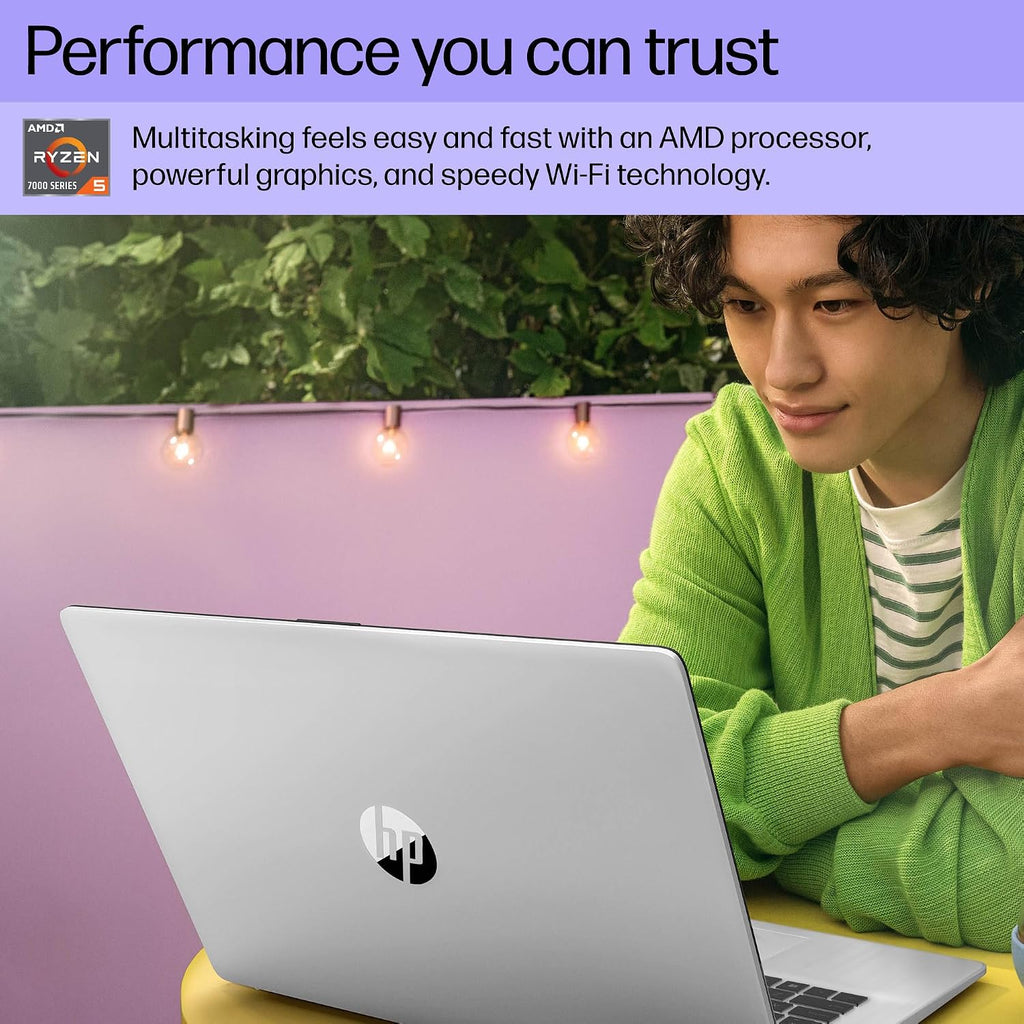 HP 17.3' 2025 Touchscreen Laptop, HD+ Anti-Glare Display, AMD Ryzen 5 7430U, AMD Radeon Graphics, 16 GB RAM, 1 TB SSD, Copilot-AI, Wi-Fi 6, Windows 11 Pro, for Business & Student, w/Accessories