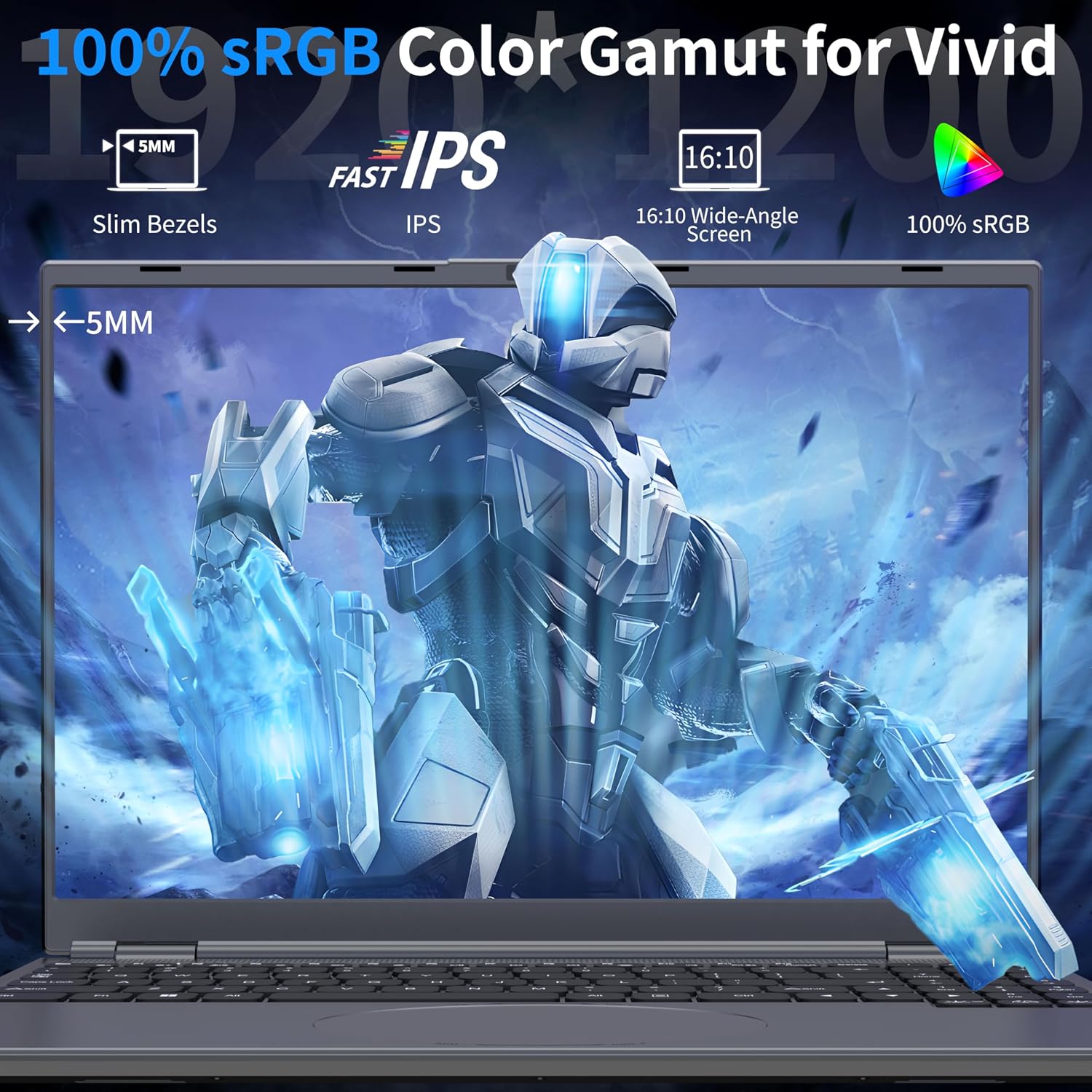 16' Touch Screen Laptop, i3-8109U, 32GB RAM, 512GB SSD, RGB Backlit Keyboard, Face & Fingerprint Recognition, 180 Degree Opening and Closing, Win 11 Pro(32GB RAM | 512GB SSD)