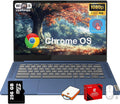 Lenovo IdeaPad Slim 3 Chromebook Laptop for Students - 14'' FHD Touchscreen, 8-Core MediaTek Kompanio 520, Lightweight, 4GB RAM, 64GB eMMC & 256GB Micro SD Card, Wi-Fi 6, Chome OS, W/Accessories