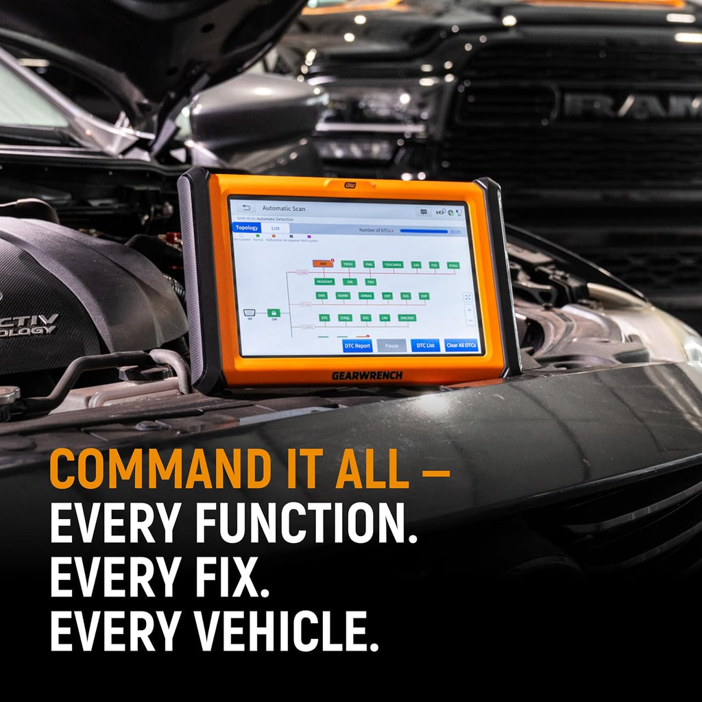 GEARWRENCH 10' Pro Command Wireless Bi-Directional Diagnostic Tablet with Rapid-Charge Dock, Includes 4 Years of Software Updates | GWSMART10