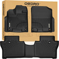 OEDRO Floor Mats Fit for 2019-2025 Honda Passport, TPE All-Weather Custom Fit Passport Floor Liners Fits 1st, 2nd Row Passport Accessories, Black