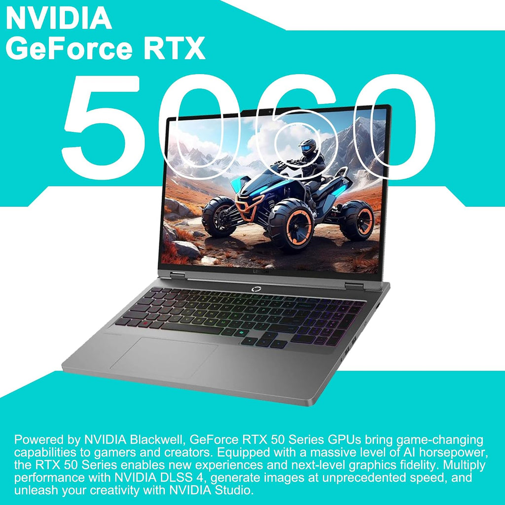 Lenovo Legion 5 Gaming AI Laptop 16' WQXGA 2560x1600 240Hz (100% DCI-P3, 500nits) Intel 24-core Ultra 9 275HX 32GB RAM 1TB SSD GeForce RTX 5060 (Up to 572 AI Tops) RGB Backlit Harman Win11 ICP Hub