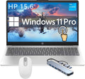 HP 15 Laptop, 15.6' Touchscreen Display, Intel 6-core i3-1315U Processor, 16GB RAM, 1TB PCIe SSD, Windows 11Pro, Wi-Fi, HDMI, USB-C, Hub and Mouse, Lightweight Student Business Laptop